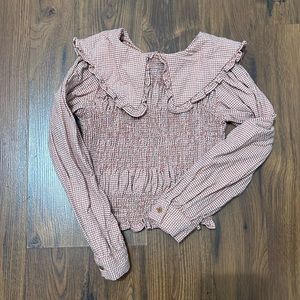 Zara girls long sleeve shirt